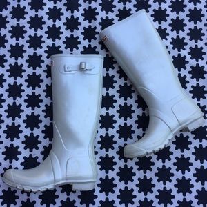 EUC Pearl tall Hunter Boots